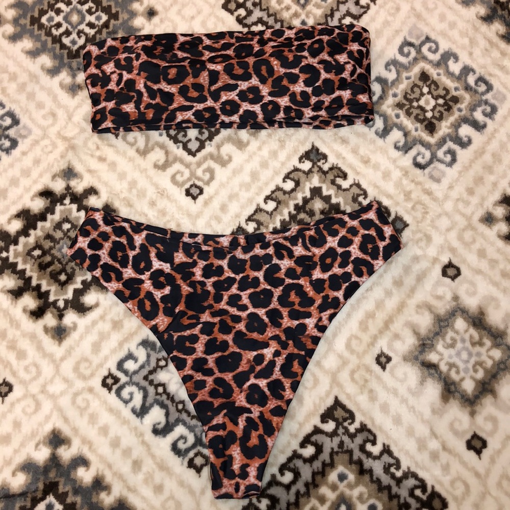 Cheetah print bikini